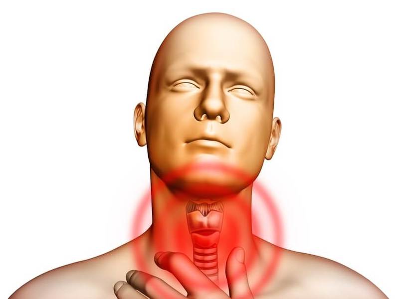 КОМ В ГОРЛЕ: симптом заболевания щитовидной железы