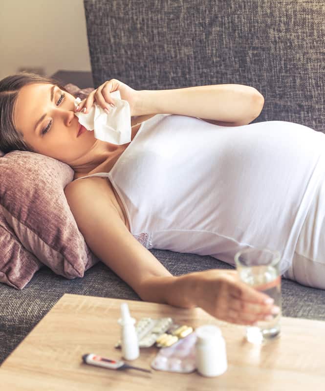 простуда на 2 триместре беременности