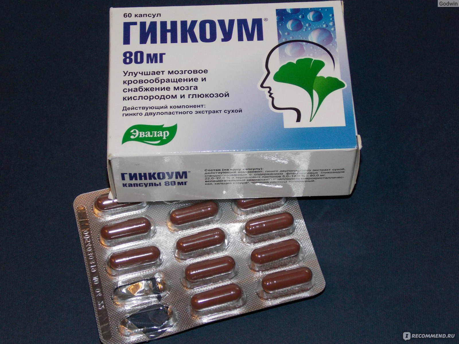 Таблетки от звона в ушах. Препарат Гинкоум Эвалар. Гинкоум 80 мг. Эвалар для мозгового кровообращения. Капсулы лекарства Гинкоум.