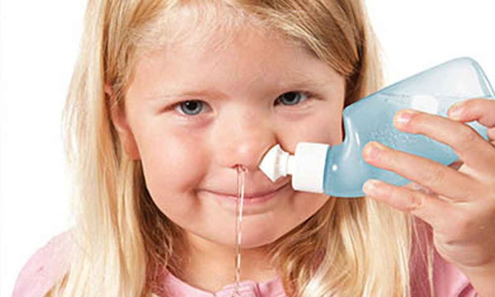 Промывание носа детям 2